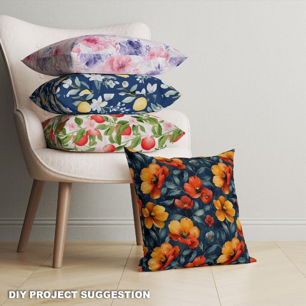 Outdoor Dekostoffe Oxford - Motiv Blumen I Dx5440