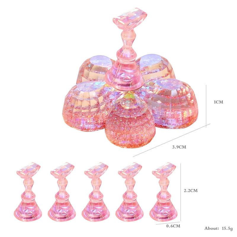 Магнитный держатель Aurora Tips For Nails Flower Design Nails Accessories Tools Display Practice Training Nail Stand Manicure