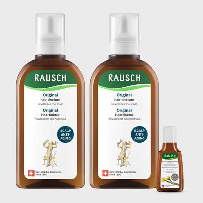 Rausch Оригинальная настойка для волос 200 мл Дуо + Шампунь 40 мл