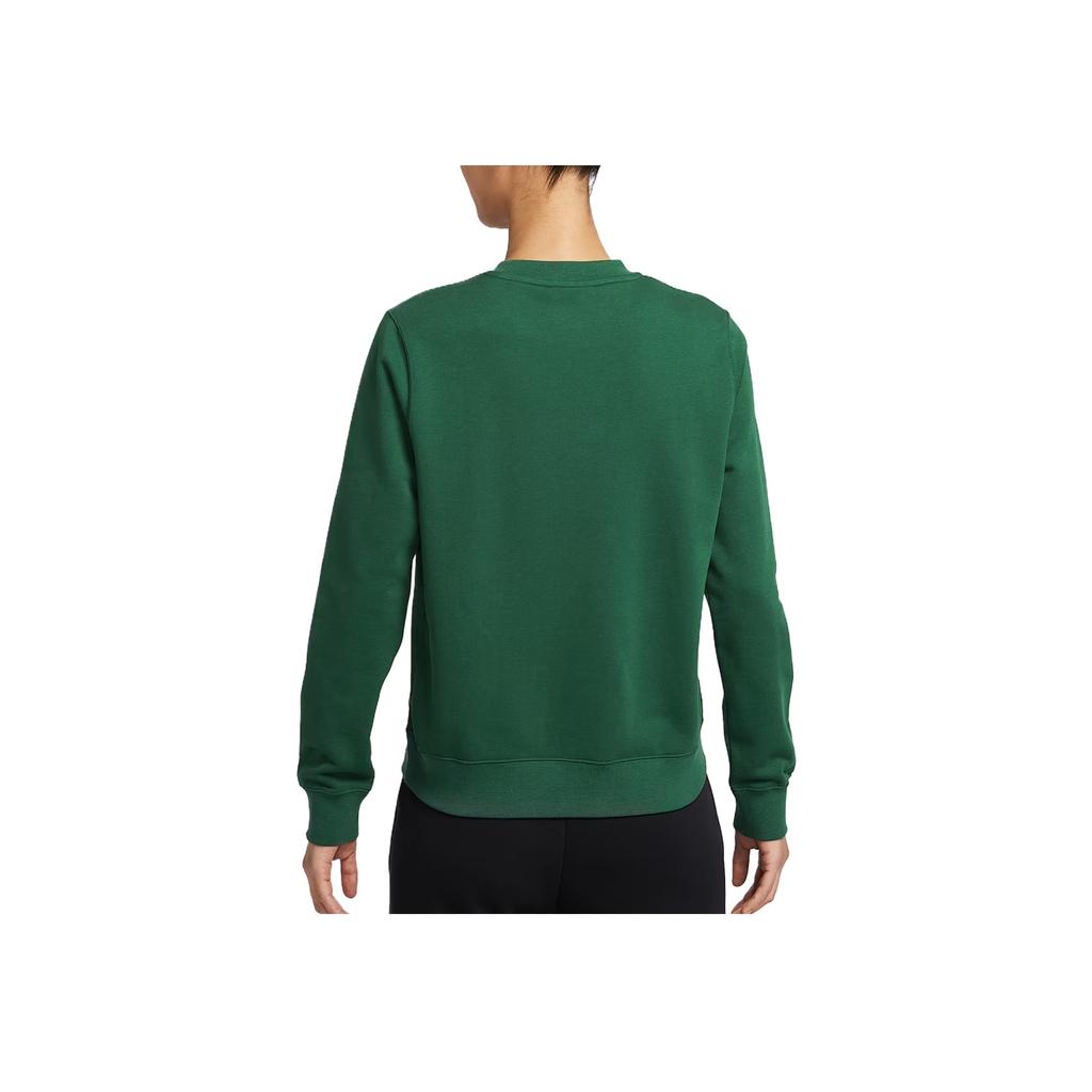 Nike Team Club Comfortable Versatile Fashionable Trendy Crew Neck Sweatshirt Women Sweatshirt Canyon-Green IB8752-341