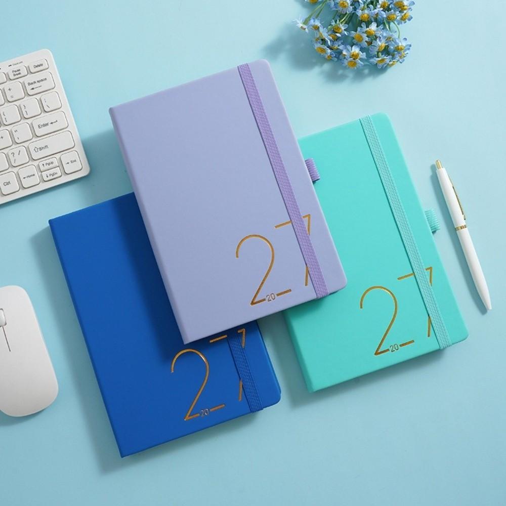 Wear-resistant A5 Agenda Planning Notebook English To-do List Notebook Office Work Planner Travel