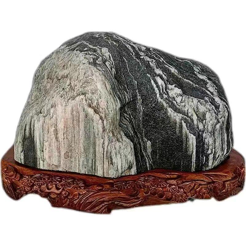 Mount Tai Natural Stone Sculpture - Indoor/Outdoor Backing and Transfer Stone