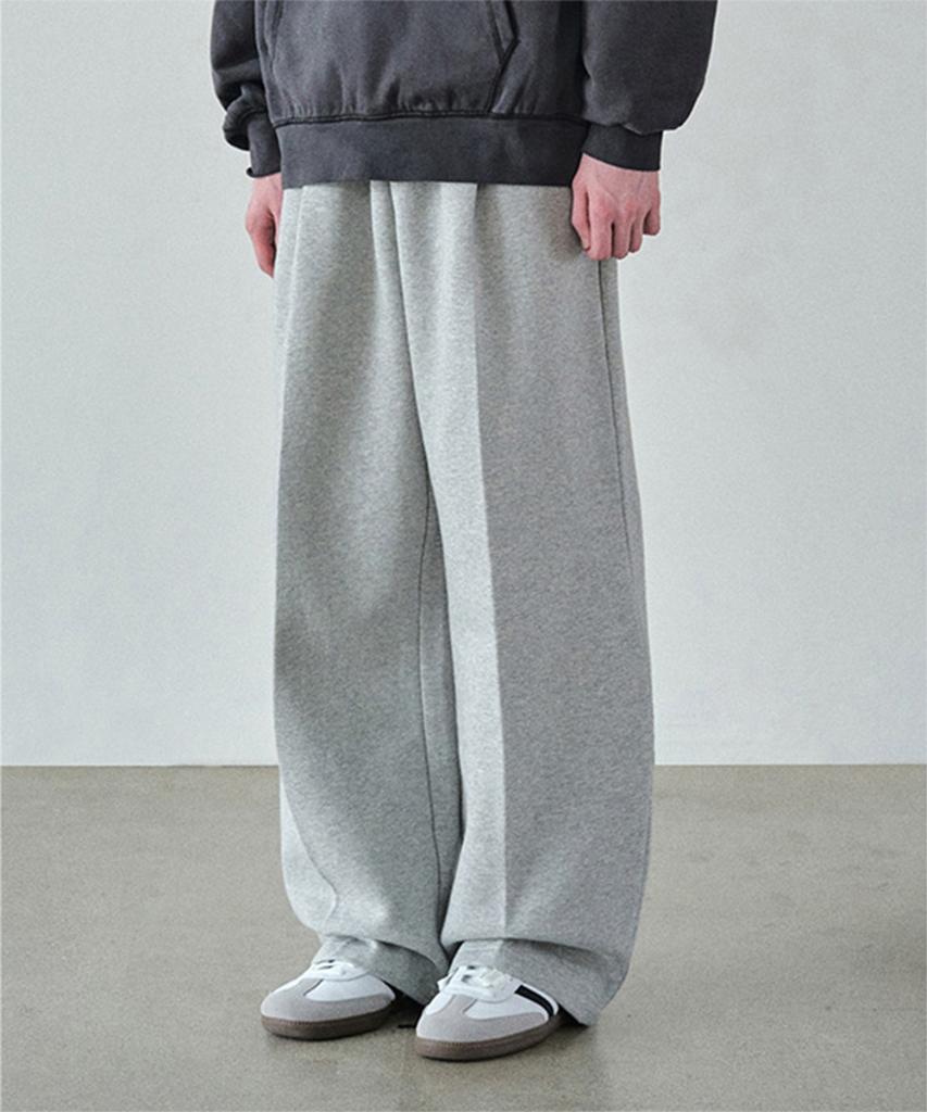 COSTUME O’CLOCK Wide One-Pleat Sweatpants 8 Color Coospt207