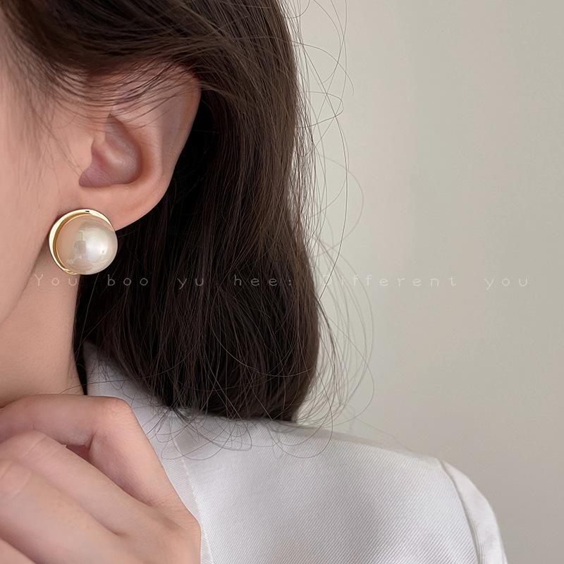 Элегантные серьги-бантики из серебра S925 с жемчугом для женщин, модный и высококлассный дизайн