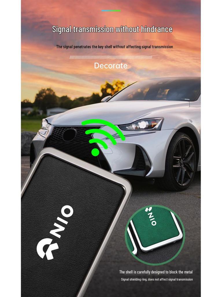 Чехол для ключа NIO ES6/ES8/EC6: Унисекс держатель для NFC-карт и защитный чехол