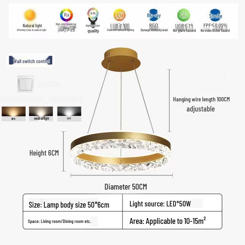 Современная роскошная люстра UOSU