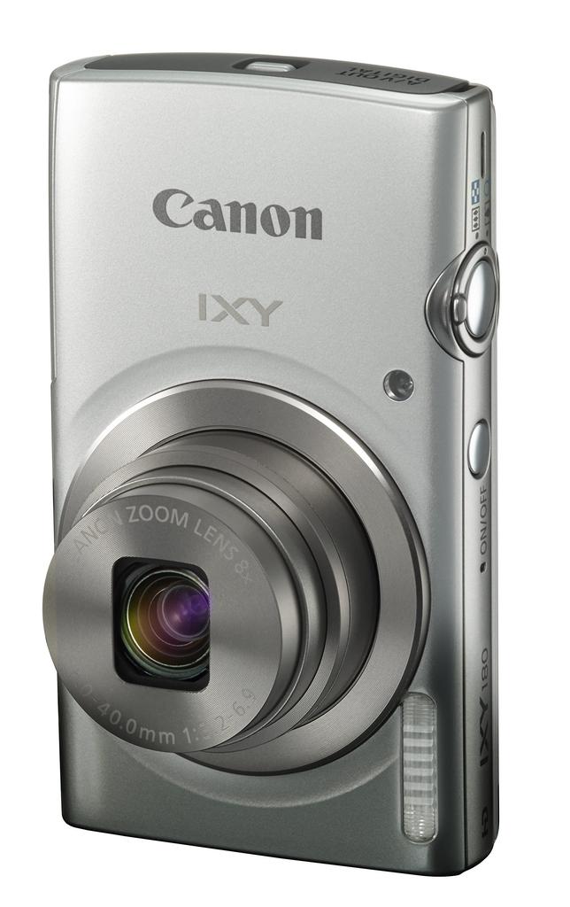 Цифровая камера Canon IXY 180 Серебристая с 8-кратным оптическим зумом (IXY180SL)