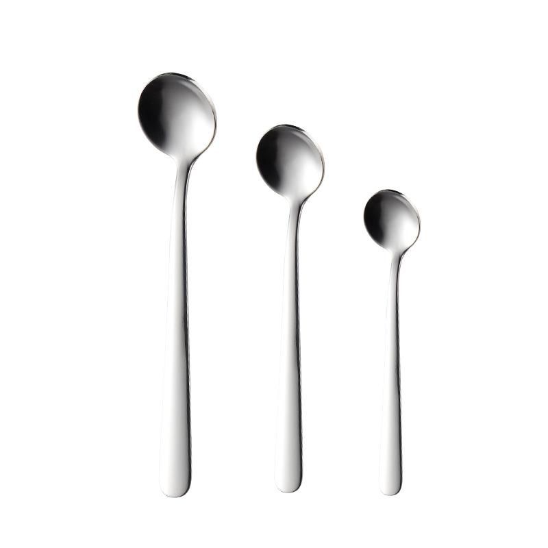 Обычная ложка для приправ из нержавеющей стали 304, упакованная и прессованная решетка для приправ, маленькая ложка, мини-десерт, подарочная ложка для сахара