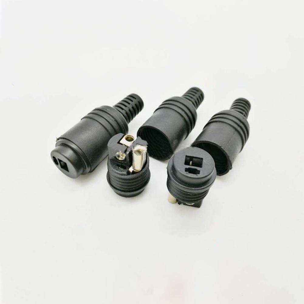 2 Pin DIN Female Socket Pair Speaker Connectors with Screw Terminals for Use