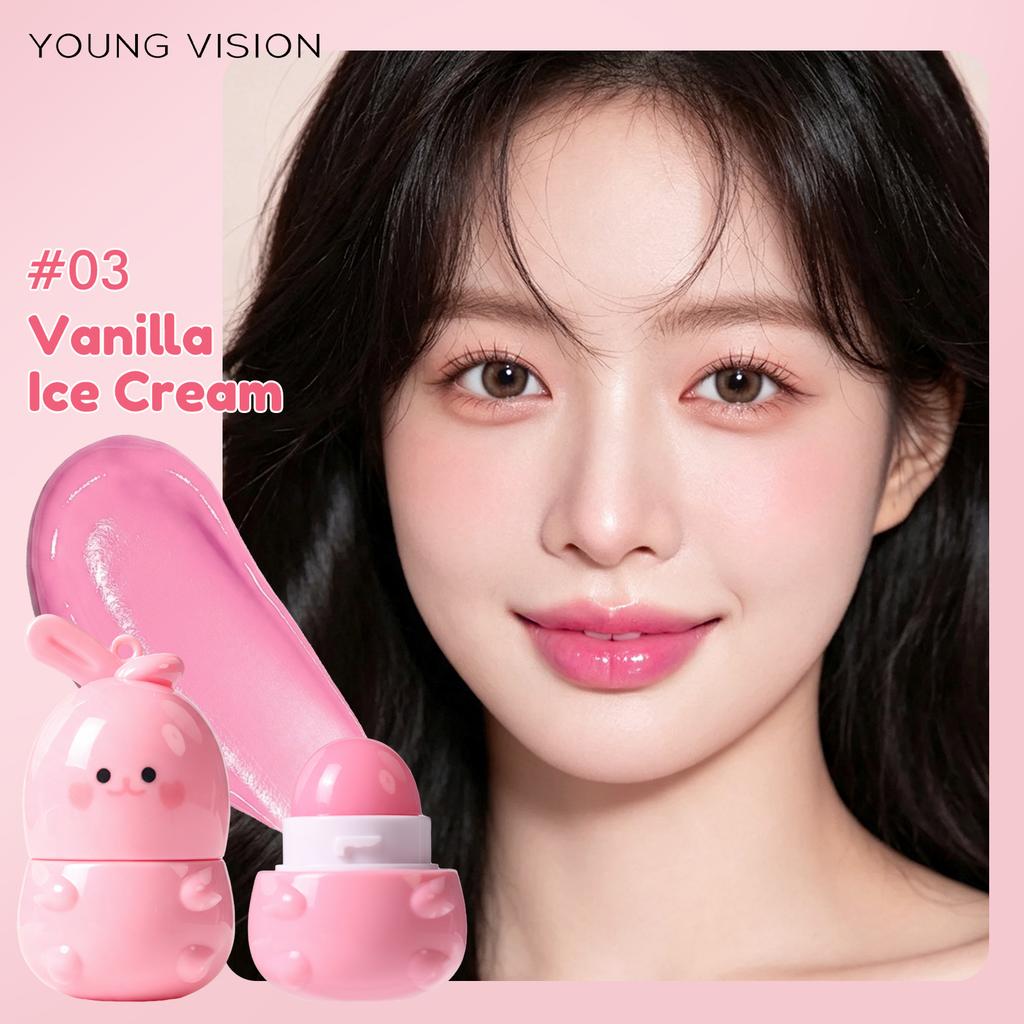 Goody Bunny Бальзам для губ, меняющий цвет, Увлажняющая, Восстанавливающая, Водонепроницаемая Помада против сухости и трещин, Помада, меняющая цвет от температуры