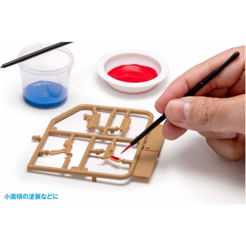 Wave Finish Products Series Disposable Face Brushes, 12-Pack, for Painting Plastic Models, OF-051