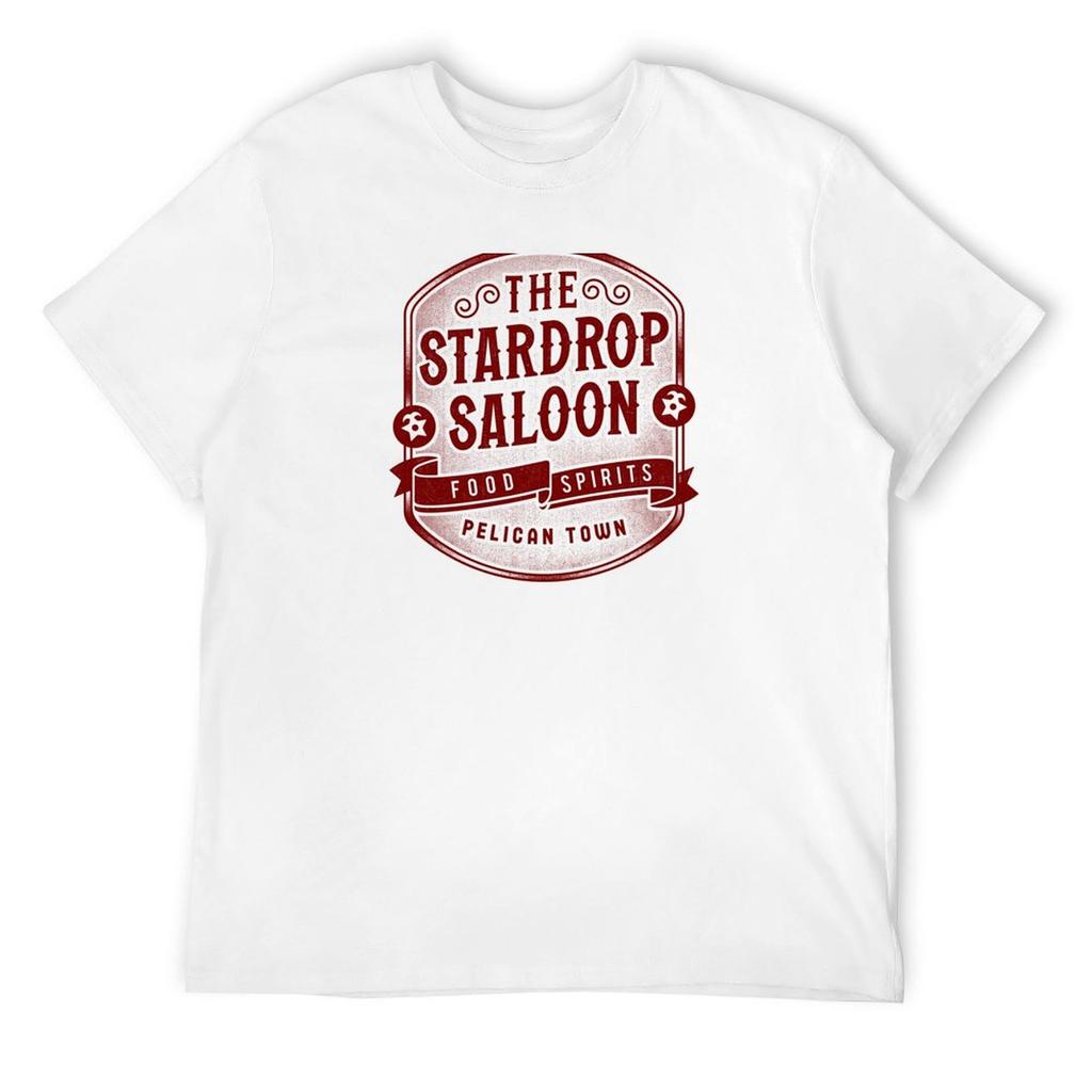 Футболка с эмблемой Stardrop Saloon летний топ уличная одежда мужская одежда
