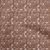 Cotton Flex Brown Fabric Asian Retro Floral  Sewing Fabric By The Yard Printed Diy Clothing Sewing Supplies 40 Inch
