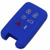 Jingyuqin силиконовый 6-кнопочный смарт-дистанционный ключ-чехол для брелока стильный для Volvo S60 S80 V70 XC60