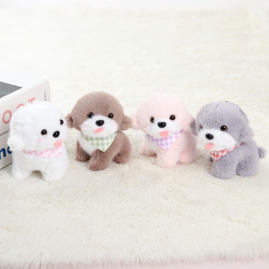 Scarf Naughty Puppy Doll Pendant Plush Doll Toy Gift Girls Bag Pendant Ragdoll Keychain