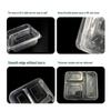 Disposable 5-Compartment Microwaveable Takeout Meal Boxes