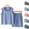 Summer Children's Vest Set Thin Sleeveless Pajamas
