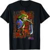 Футболка с экшн-портретом Линка из игры Majora's Mask