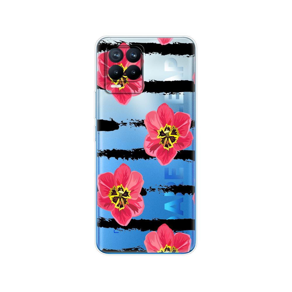 Чехол для Realme 8, 6,4 дюйма, мягкий силиконовый чехол из ТПУ для Realme 8 Pro OPPO Realme8 4G RMX3085, чехол для телефона, чехол, чехол-бампер, сумка