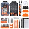 Precision Screwdriver Set,140 In 1 Repair Tool Kit with 118 Bits Magnetic Screwdriver Set for Computer,Laptop,Phone Etc