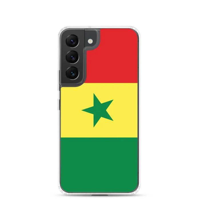 Coque Téléphone - Samsung - Galaxy S20 Plus - Drapeau Sénégal - Souple - Multicolore