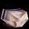 3Pcs/Set Large Size XXL Seamless Women Panties Mid-waist Briefs Female Breathable Underwear Ice Silk Crotch Lingerie