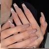 Nail Stickers - Self-Adhesive & Wave Nail Art Decals with Gradient Design, Irregular Shape Nail Decorations for DIY Manicures, Nail Accessories
