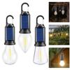 4Pcs Solar Camping Lights 3 Modes Waterproof Tent Lantern Rechargeable LED Lights for Hiking Fishing Emergency