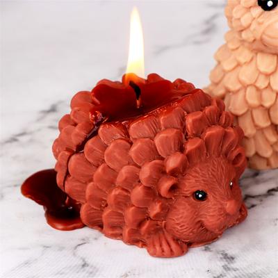 Рождественская шишка Животное Силиконовая форма для свечей Сделай сам Бант Медведь Голова Кролика Еж Сова Формы Свечи Гипс Праздничный Домашний Декор