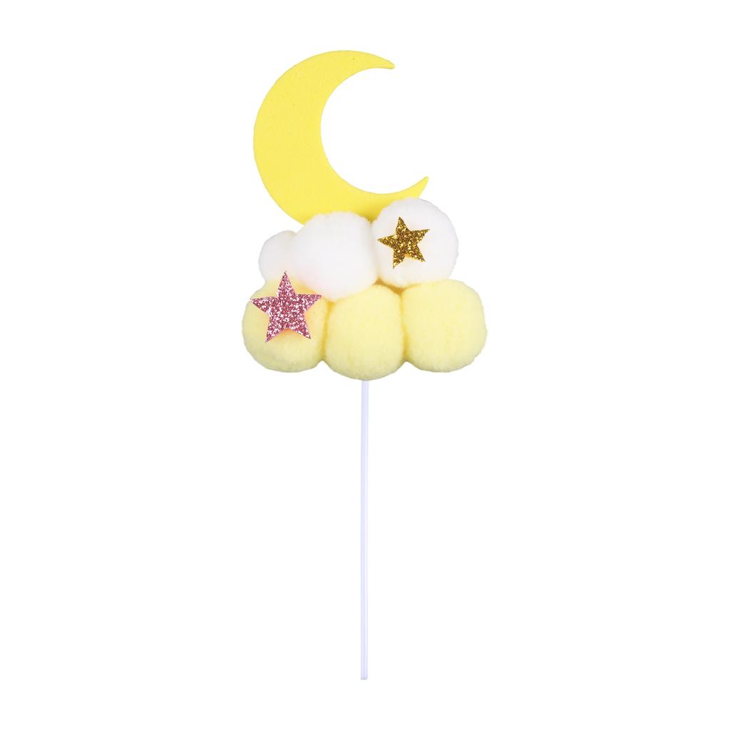 Beautiful Clouds Cake Topper For Birthday Party Decor Cake Decoration Happy Birthday Cupcake