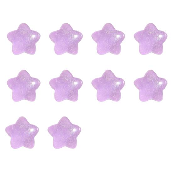10 шт., бусины со звездами, яркие цвета, милые украшения из смолы, сделай сам, ювелирные изделия, аксессуары для чехлов для мобильных телефонов