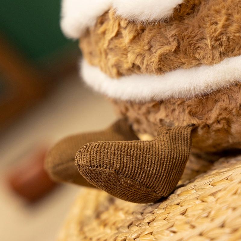 Cute Strawberry Cake Bear Modeling Plush Doll Kawaii Stuffed Animal Home Decor Birthday Gifts