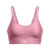 Under Armour Infinity 2.0 Solid Training Medium Intensity Sports Bra Women Underwear Essence-Pink 1384123-697