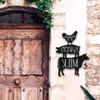 Metal Wall Art Farm Animal Decoration Wall Plaque Cow Pig Chicken Decorations for Indoor and Outdoor Home Kitchen Garden