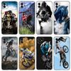 Motocross Cross Dirtbikes Phone Case For Apple iPhone 13 12 Mini 11 Pro XS Max XR X 8 7 6S 6 Plus SE 2022 2020 5S 5 Black Cover