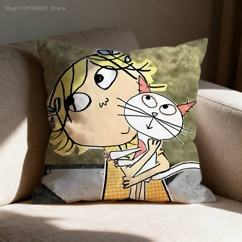 CCharlieS LLola Pillow Case For Sofa Decor Car Office Room Printing Cushion Cover Decorations and Protector