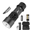 WL JUST XHP70 LED Flashlight with 4000 Super 500m Lighting Dual Light Sources and 26650 Charger USB Professional Diving Light with Case Bi-Color LED,