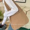 Tote Bag Knit Bag Mesh Hollowed Out Women's Shoulder Bag Woven Bag Handbag