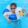 Striped Duck Baby Inflatable Toys Cartoon PVC Thickened Swimming Ring Summer Pool Beach Inflatable Floating Water Toys