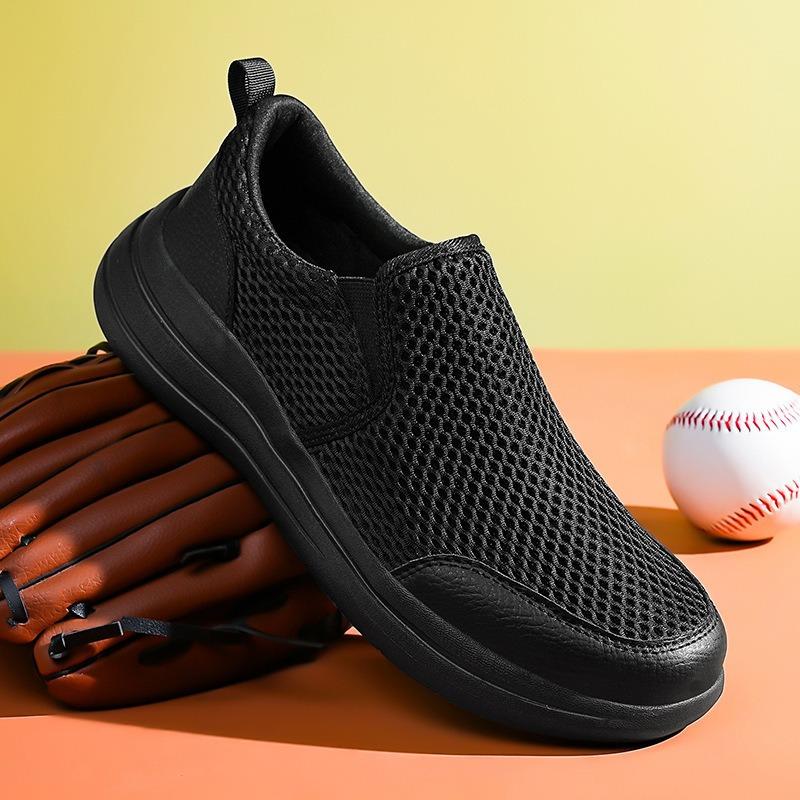 Новая мужская обувь с одной педалью, спортивная обувь для улицы, мужская повседневная обувь, удобная сетчатая дышащая легкая спортивная обувь для мужчин