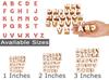 IBA Indianbeautifulart Текстильный печатный блок заглавные буквы алфавита AZ вырезанные вручную деревянные буквы деревянный штамп деревянный блок