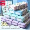Ластик-сэндвич Deli Macaron Color - Легкое и чистое стирание для школьников и детей