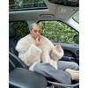 Fur Big Collar Synthetic Fur Coat Short Fashion Imitation Fox Fur Coat Fluffy Plush Women's Clothing