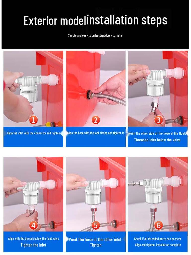 Automatic Water Level Control Valve for Tanks and Car Wash Systems