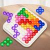 Shape Analysis Slide Puzzle Board Game Colorful Puzzle Intelligence Toys Christmas Birthday Gift