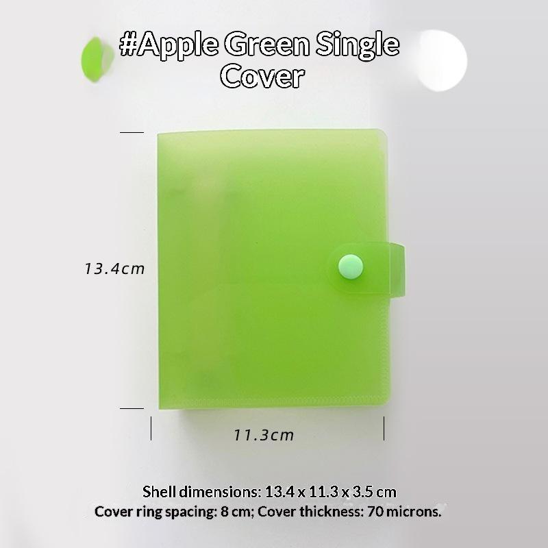 Новый двудырочный переплет для свободных листов, блокнот для заметок DIY с горизонтальной линией, тетрадь для словаря, макаронный цвет, папка-органайзер для заметок, школьный, офисный