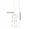 New Crystal Sun Catcher Cloud Window Wind Chime Hanging Rainbow Prism Pendant Jewelry Home Garden Decoration Festival Gifts