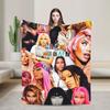 Ники Минаж Pink Friday 2 Тур Пледы Путешествия Офис Фланелевый Плед Для Спальни Супер Теплый Качественный Постельное покрывало на заказ