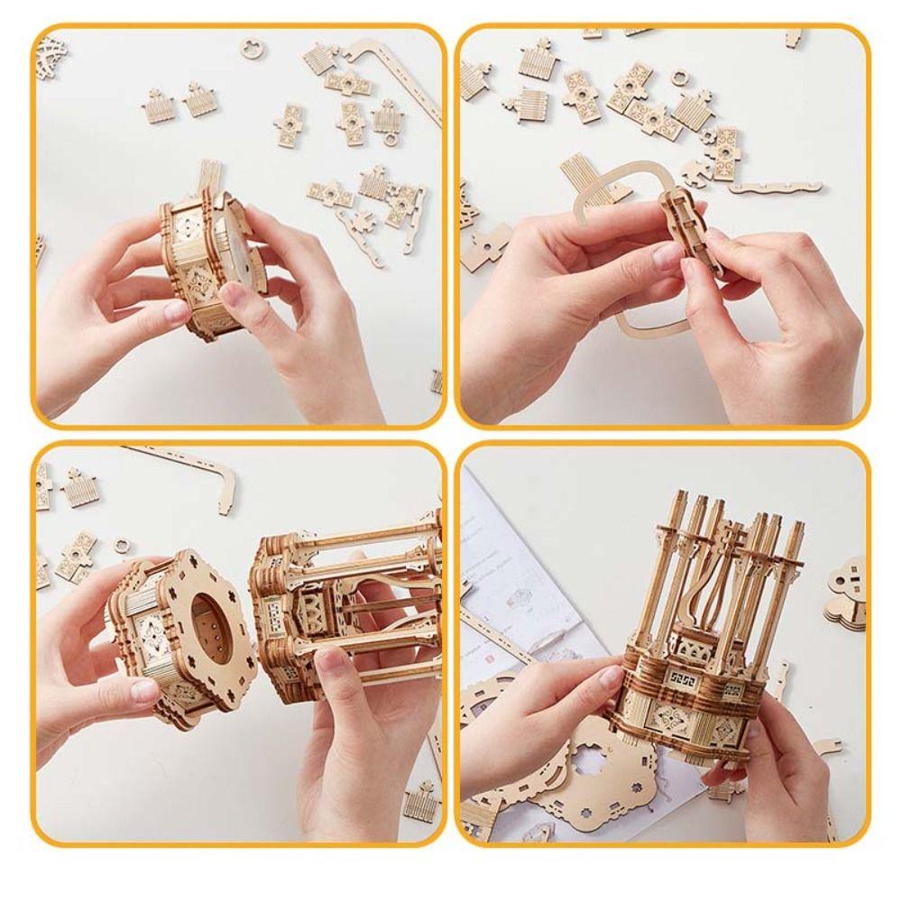 Assembly Toy 3D Rotatable Ferris Wheel Assembly Toy DIY 3D Rotatable Ferris Wheel Toy Kids Toys