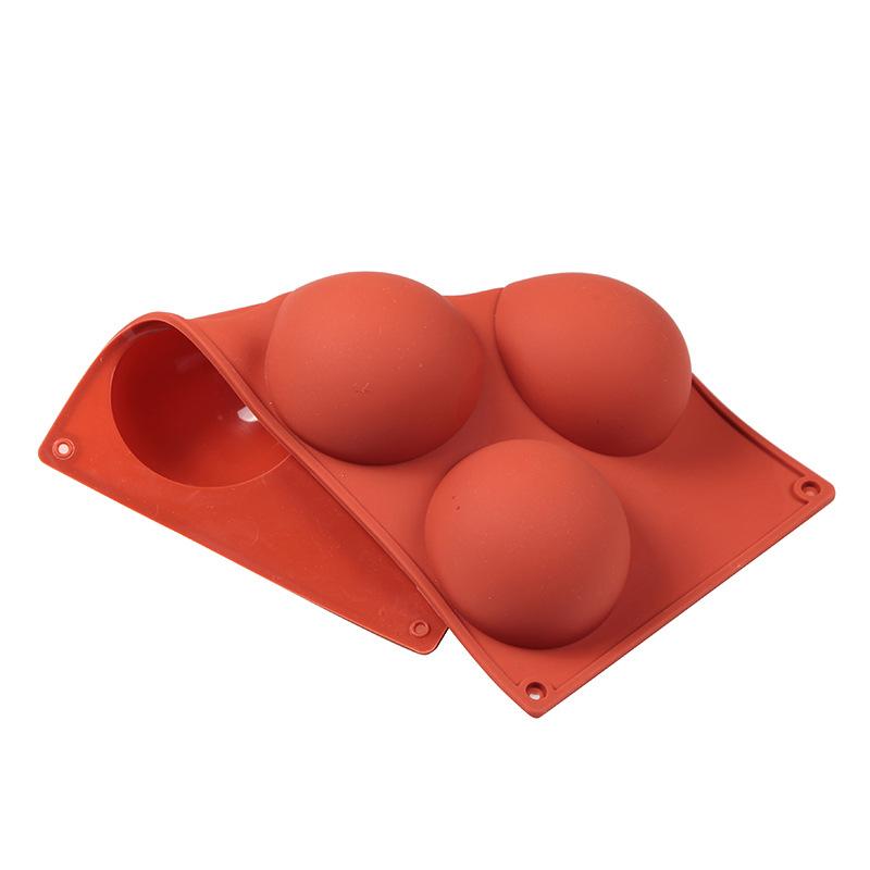 1 шт., шарообразная сферическая форма для выпечки помадки для торта, кондитерских изделий, украшения своими руками, силиконовая форма для шоколадных конфет, круглая форма для десерта